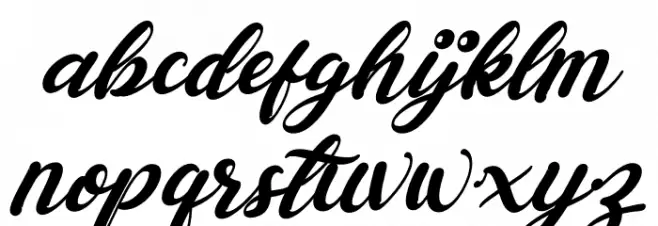 Esyla Italic Caratteri MINUSCOLO
