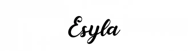 Esyla  नि: शुल्क फ़ॉन्ट्स डाउनलोड