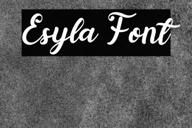 Esyla Font examples