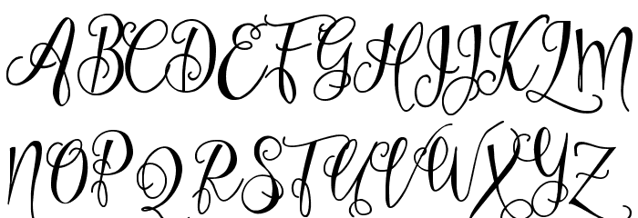 Eszty Script Demo Font OTHER CHARS