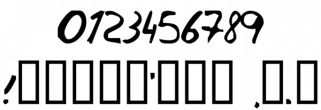 escudillers Font OTHER CHARS