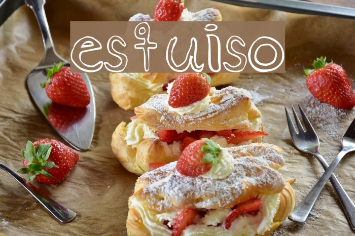 esquiso Font examples