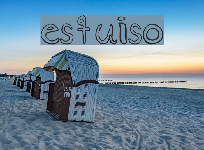 esquiso Font examples