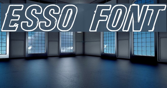 esso Font examples