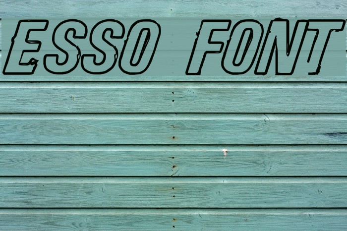 esso Font examples