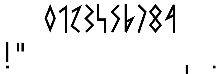 esthajnal Font OTHER CHARS
