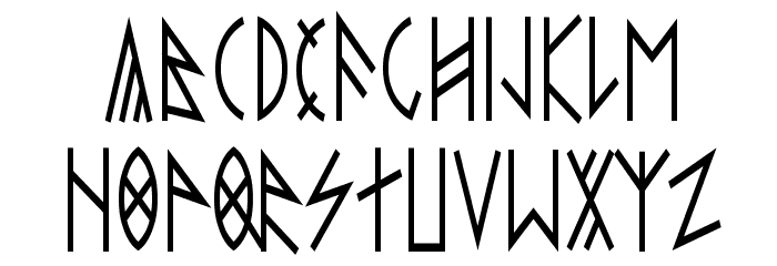 esthajnal Font LOWERCASE
