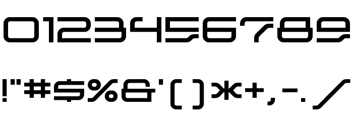 ET Aluminium B Font OTHER CHARS