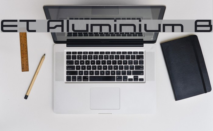 ET Aluminium B Font examples