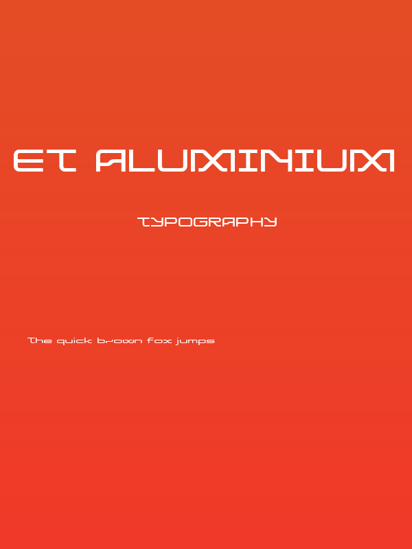 ET Aluminium B Poster