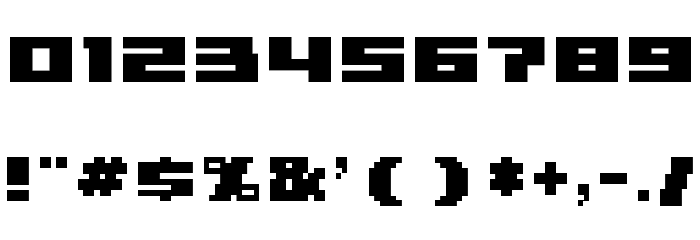 ET BT Ultra9 Font OTHER CHARS
