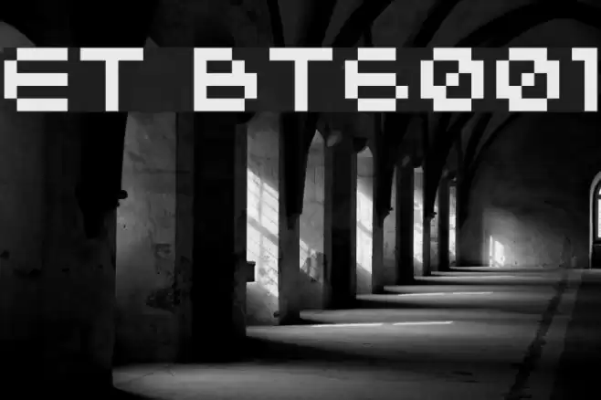 ET BT6001 Font examples