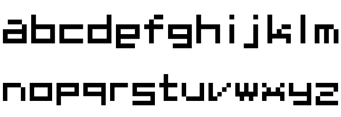 ET BT7001 Font LOWERCASE