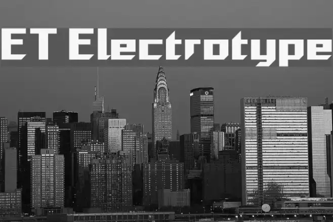 ET Electrotype Example 3