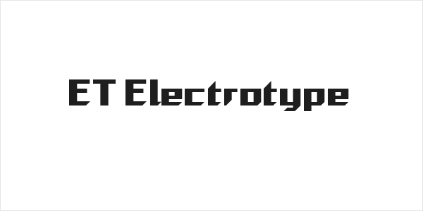 ET Electrotype Logo