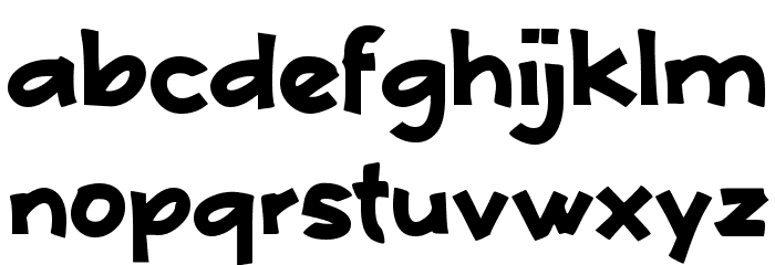 ETALASE Schriftart Kleinbuchstaben