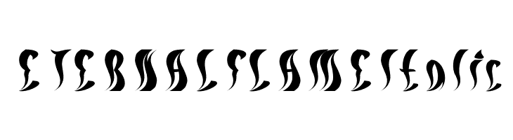 ETERNAL FLAME Italic  नि: शुल्क फ़ॉन्ट्स डाउनलोड
