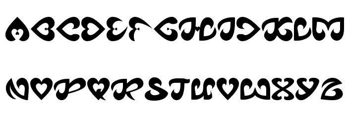 ETERNAL LOVE Font LOWERCASE