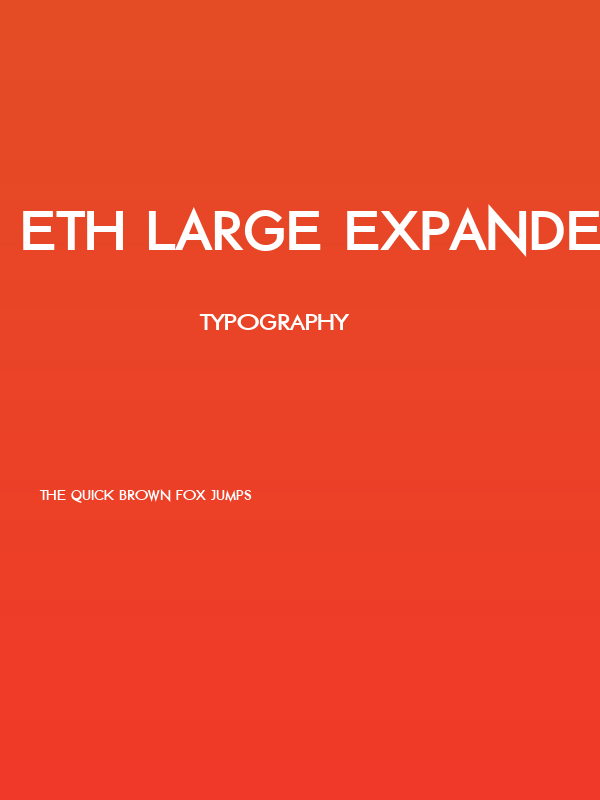 ETH Large Expanded Black Poster