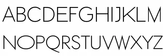 ETH Large Expanded Regular Font Litere mari