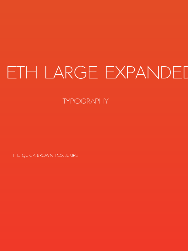 ETH Large Expanded Regular Poster
