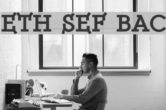 ETH Serif Black Font examples