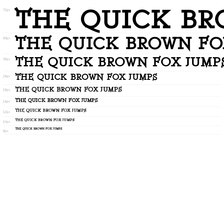 ETH Serif Black Waterfall