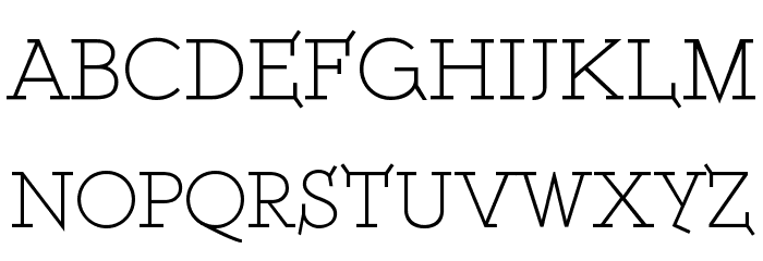 ETH Serif Font LOWERCASE