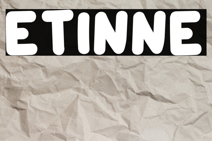 ETINNE Font examples