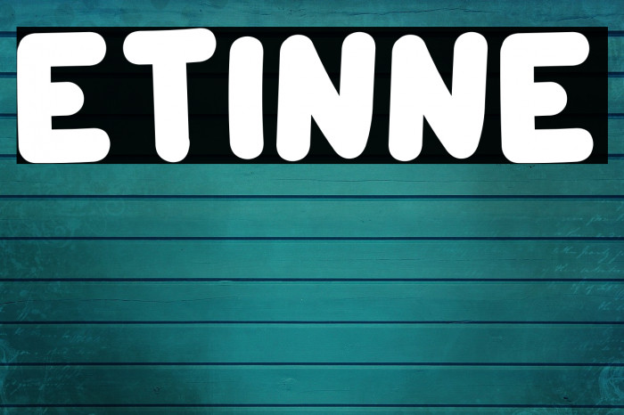 ETINNE Font examples