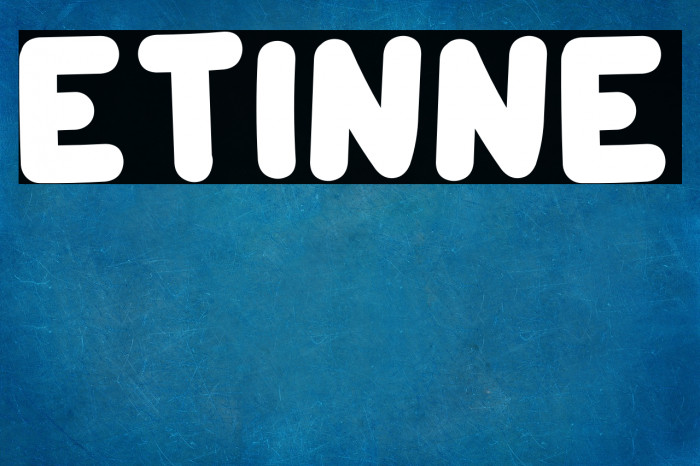 ETINNE Font examples