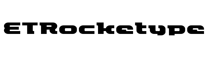 ETRocketype  免费字体下载
