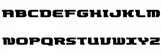 ETRocketype 字体 大写