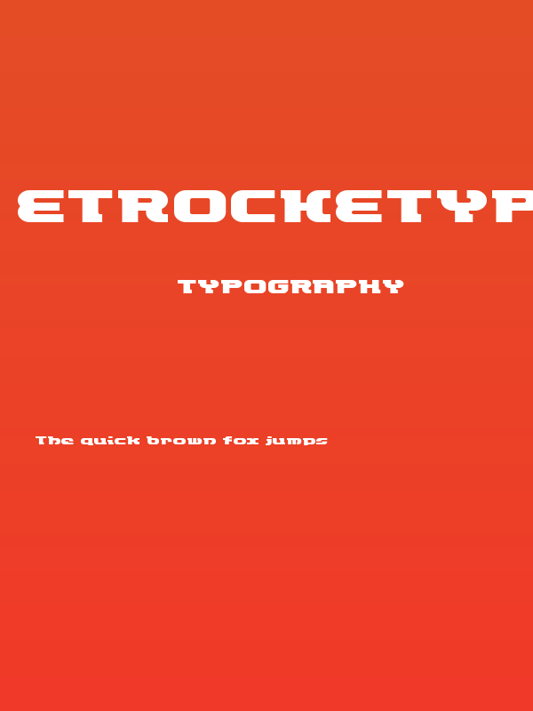ETRocketype Poster