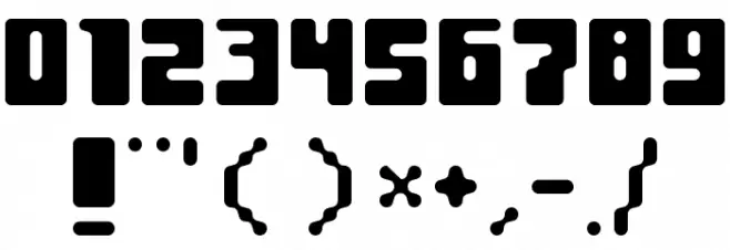 Et BoogieBlocks Round Font OTHER CHARS