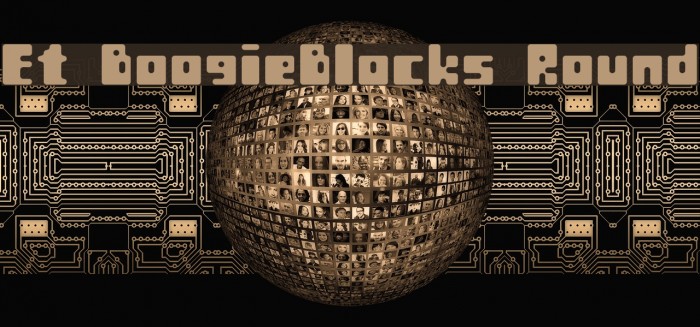 Et BoogieBlocks Round Font examples