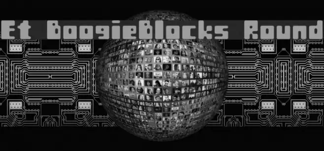 Et BoogieBlocks Round Font examples