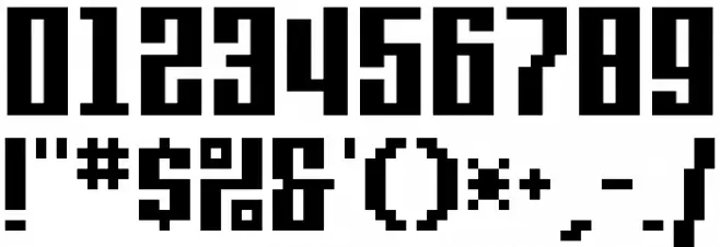 Et Bt11A Bold Font OTHER CHARS