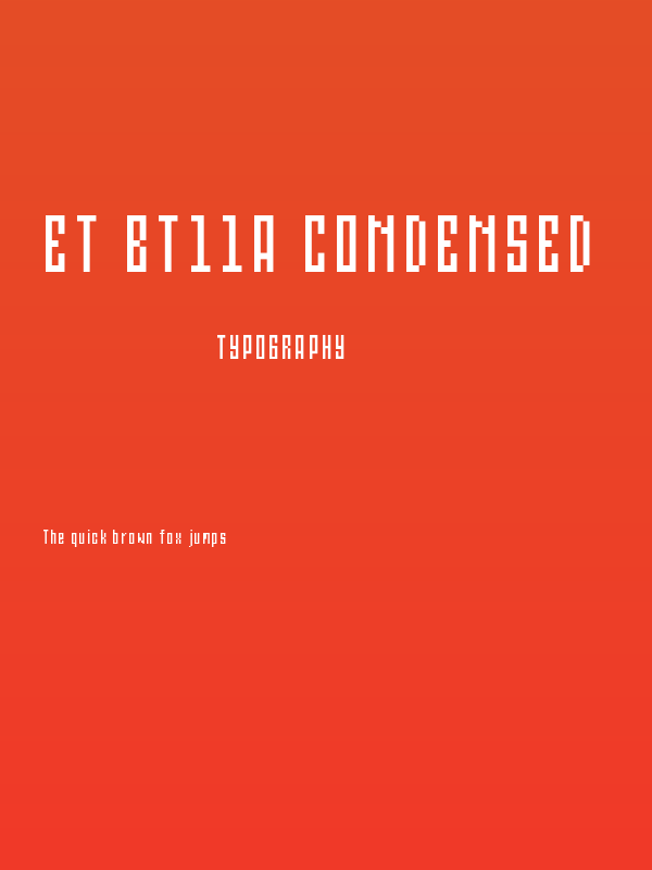 Et Bt11A Condensed Poster