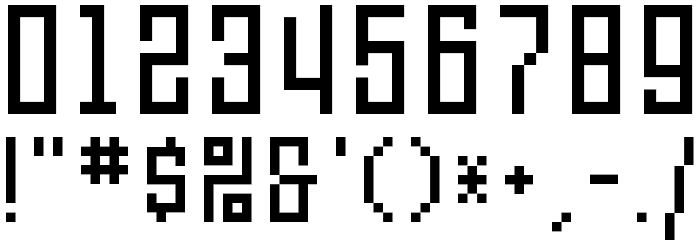 Et Bt11A Font OTHER CHARS