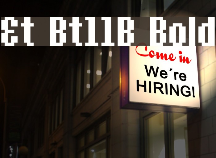 Et Bt11B Bold Example 2