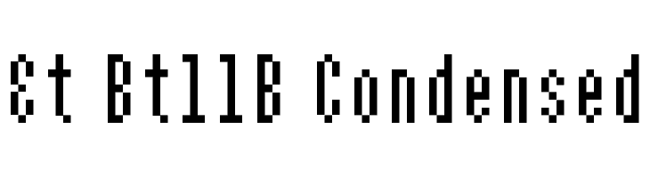 Et Bt11B Condensed  免费字体下载