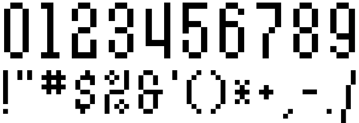 Et Bt11B Font OTHER CHARS