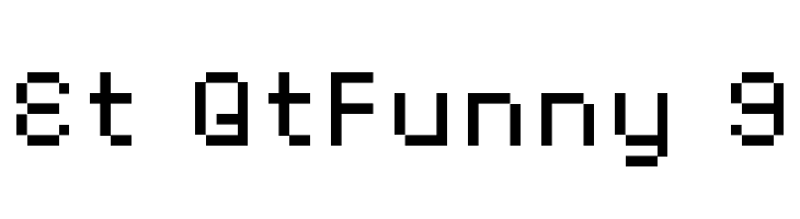 Et QtFunny 9  免费字体下载