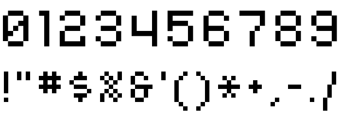 Et QtFunny 9 Font OTHER CHARS