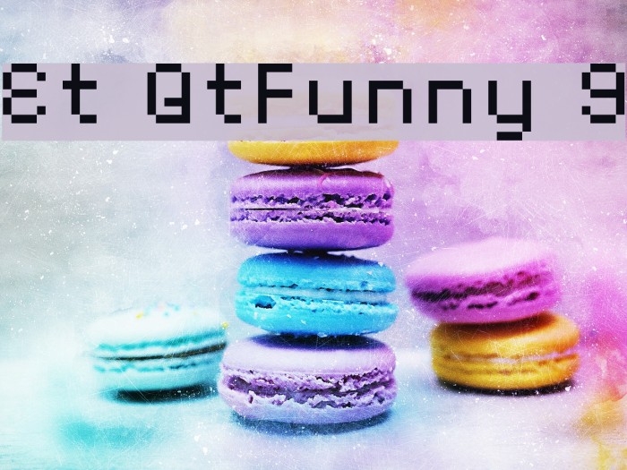 Et QtFunny 9 Font examples