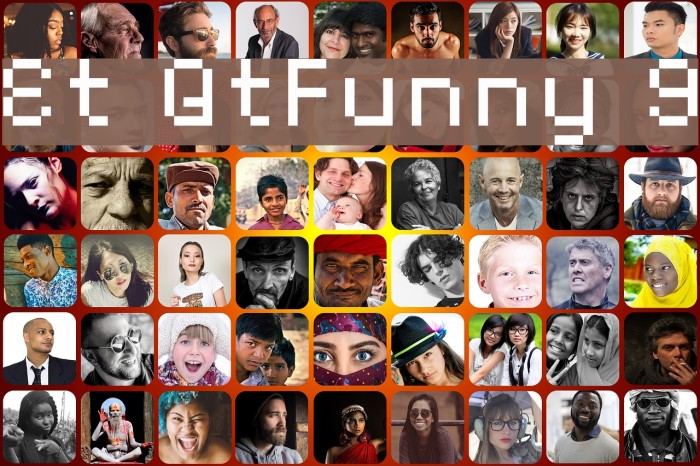 Et QtFunny 9 Font examples
