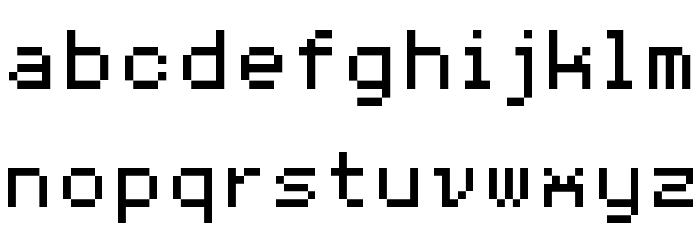 Et QtFunny 9 Font LOWERCASE
