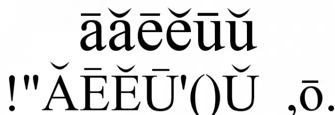 Et tu, Brute? Font OTHER CHARS