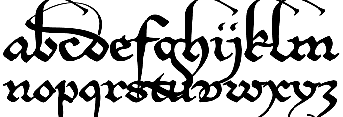 EtBoemieRex Font LOWERCASE